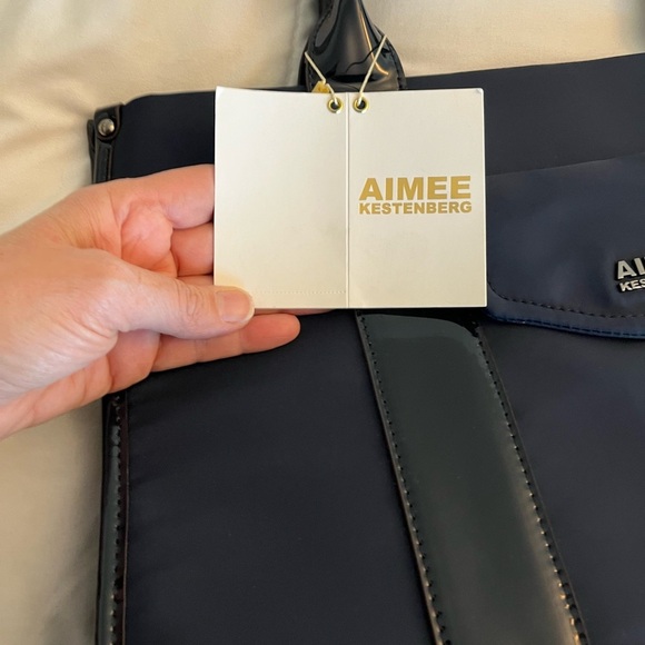 Aimee Kestenberg Navy and Black Tote Bag - Picture 7 of 14